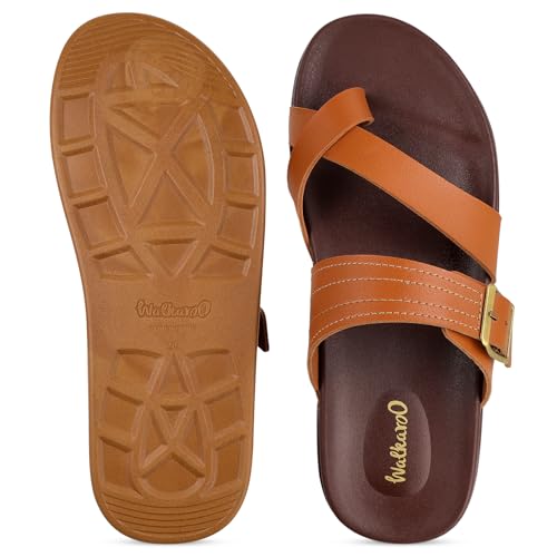 Image of WALKAROO Comfort Sandal For Men's|CloudStep Dual-Density PU Sole - Ultimate Comfort|Stylish Casual Wear|WE1353