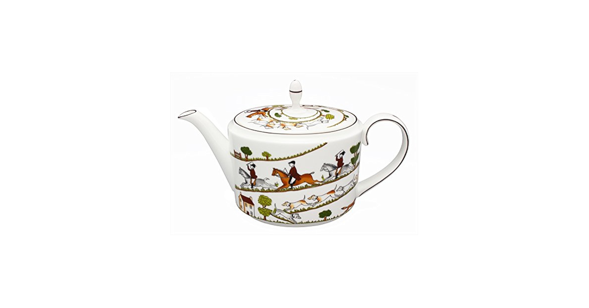 ウェッジウッド　ハンティングシーン　ティーポット　L Wedgwood (ウェッジウッド) ティーポット ハンティングシーン