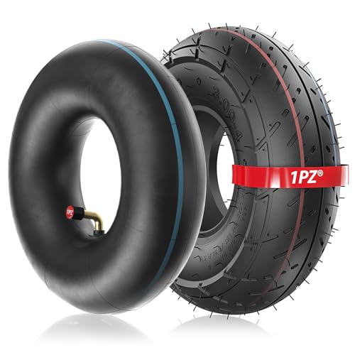 1PZ RE3-34W 3.00-4 (10'x3', 260x85) Tire & Inner Tube with TR87 Bent Valve Stem for Pocket Rocket...