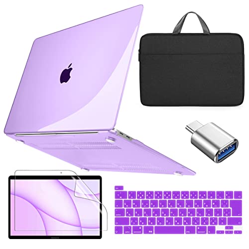 Conbovo MacBook Pro 13 P[X A2686 A2338 A2251 A2889 (T_Zbg)Jo[{P[X{tیtB{L[{[hJo[{ Type C & USB ϊA_v^ MacBook Pro M1 M2 2019-