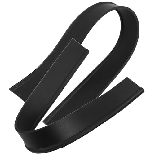 HOUDERCO de Goma de Repuesto para Escobilla de Goma Flexible sin Dejar Marcas 2 Piezas Recambio Negro para Limpiador de Cristales y Limpieza de Ventanas