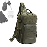 Generico Angelrucksack Umhängetasche mit Flaschenhalter und Ausrüstungsfach - Ausrüstungstasche -...