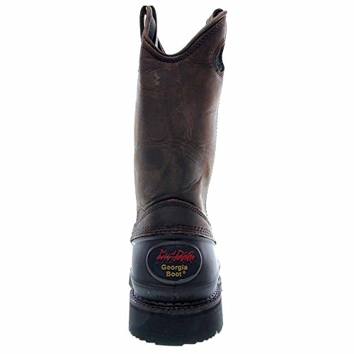 GEORGIA BOOT Muddog Wellington Work Boot, Mississippi Brown, 9.5 Wide by Georgia Boot - Image 3