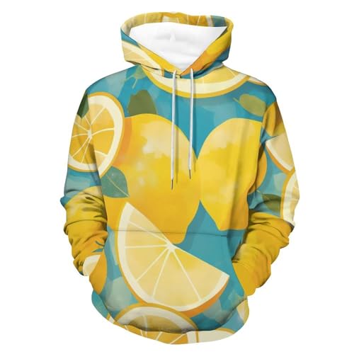 Hoodie Dessin Animé Citron, le Sweatshirt Manches Longues Idéal pour Vos Sorties