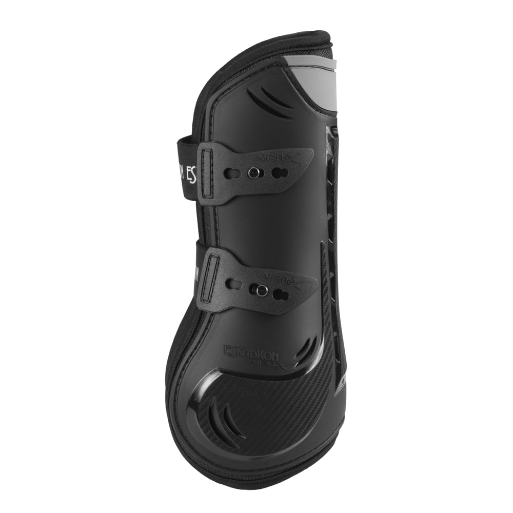 Eskadron Gamaschen Air-Flex Sport vorne Pin-Lock Sytem Brown oder schwarz (schwarz, M)