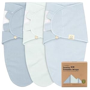 3-Pack Organic Swaddles for Newborn...