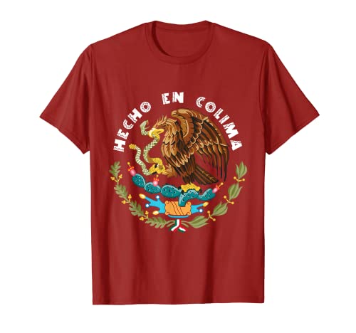 Chemise Hecho En Colima : Camisa De Mexico Drapeau Mexique T-Shirt