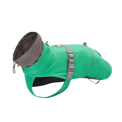 WOOFO Dog Pullover | Dog Winter Coat, Lightweight, Adjustable and Easy to Wear for Cold Weather | Waterproof & Windproof Padded Dog Winter Vest Jacket (Winter Green, Small)