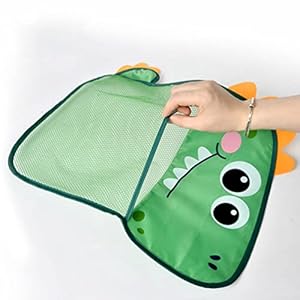 Zerodeko Bath Toy Storage Bag: Dinosaur Design Baby Bathtub Toys Organizer Pouch Beach Toys Container Shower Quick Drying Mesh Net for Kids and Toddlers Zerodeko Bath Toy Storage Bag Dinosaur Design Baby Bathtub Toys Organizer Pouch Beach Toys Container Shower Quick Drying Mesh Net for Kids and Toddlers