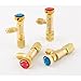 MJUBNOAZ R410a R22 Refrigeration Tool Air Conditioning Valve Adapter Fitting 1/4 Quot; 5/16 Quot; Male/Famale Charging Hose Valve 1Pcs(G Type R410)