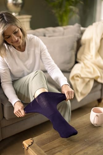 IOMI Footnurse - Mens Ladies Unisex Extra Wide Loose Non Binding Edema Socks4