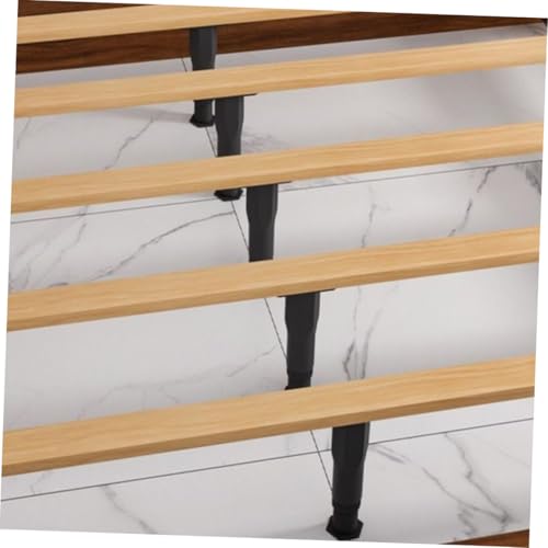Patas regulables para muebles patas de soporte ajustables para cama sofa armario negro 6