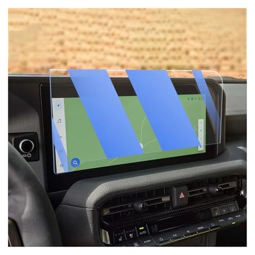 Film de protection verre trempé écran navigation GPS bleu Toyota Prado 2021 2022