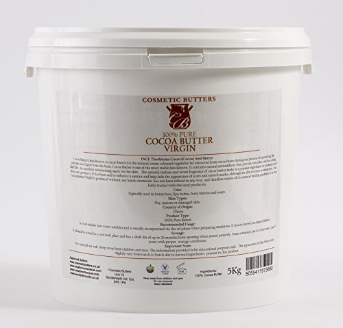 Manteca de cacao virgen  100% puro y natural  5 kg