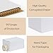 RLAVBL 10x7x5 Shipping Boxes Set of 30, White Corrugated Cardboard Box for Packing, Mailing, Business