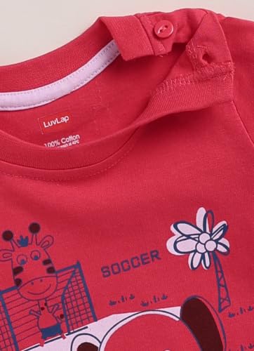 Image of LuvLap Baby Boys 100% Cotton Full Sleeve Boys T-Shirt & Pyjama Sets, Pack Of 3