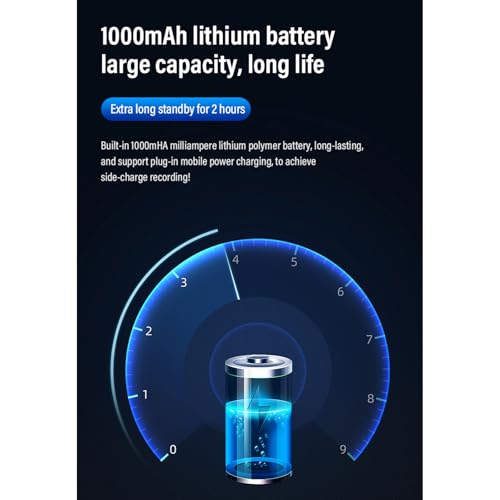 Caméscope d'action grand angle 1080p doté d'une LED lumineuse puissante