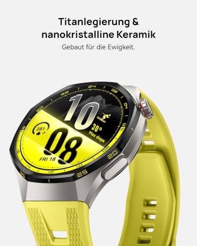 HUAWEI Watch GT 7 Pro Smartwatch, Titanlegierung, EKG, GPS, 46 mm, Schwarz