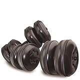Weights Dumbbells Set Adjustable Water Filled,Travel Dumbbell Equipment/Adjustable Weight up to...