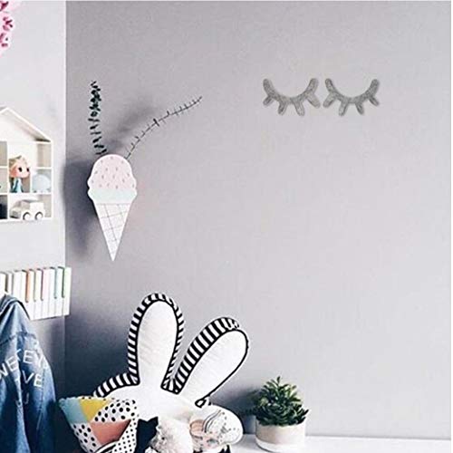 1 Paio Adesivi Ciglia Parete Camera da Letto in