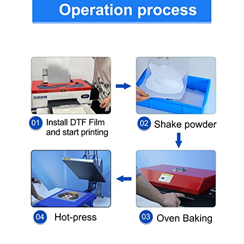 Plk Dtf Transfer Film, A3(11.7" X 16.5") 30 Sheets Double-Sided Matte Clear Pretreat Sheets Film, Dtf Pet Transfer Paper Direct To Film For T-Shirts #TOP4