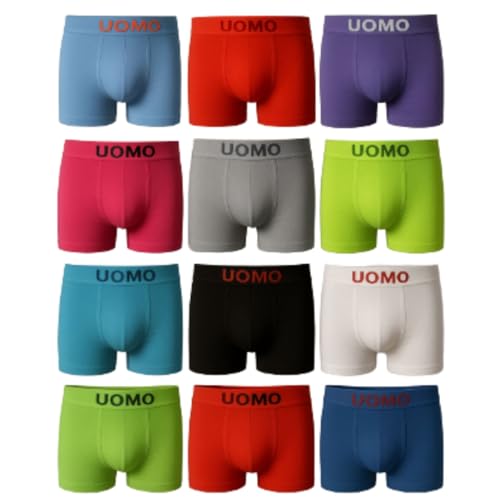 SaoTi 12 Bóxer De Microfribra para Hombre Sin...