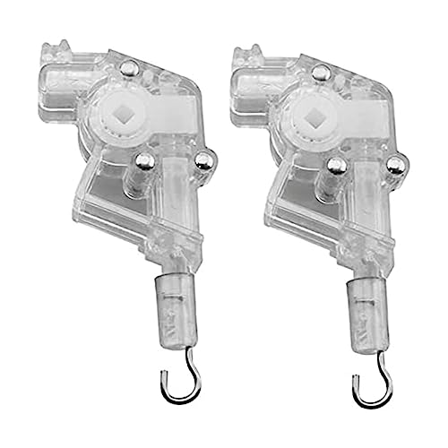 lmoikesz Mecanismo de inclinación de Varita para persianas, Barra de Control de inclinación Cuadrada, conexión de Gancho de riel, Suministro de Repuesto Reutilizable para el hogar, 2 Piezas