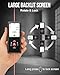 Dual Bilateral Laser Distance Measuring Tool Sturdy Aluminum Casing Magnetic Back, 393Ft/120M Rechargeable Area Volume Measure with Angle Sensor Level Bubble Ft/in/M Units