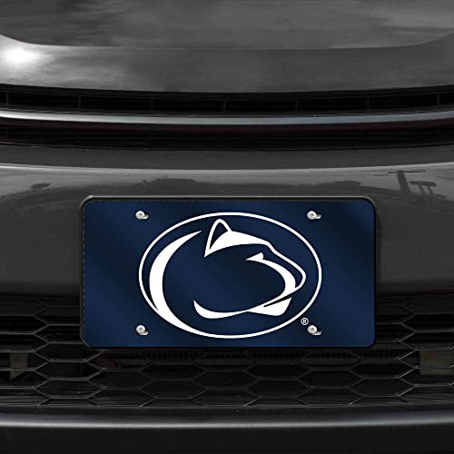 Rico Industries Ncaa Penn State Nittany Lions Laser Inlaid Metal License Plate Tag , 6 X 12" #TOP1