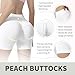 Women Workout Impact Shorts 4.5 Scrunch Butt Lifting Tummy Control Gym Shorts Comfy Running Seamless Booty Biker Shorts Snow White S