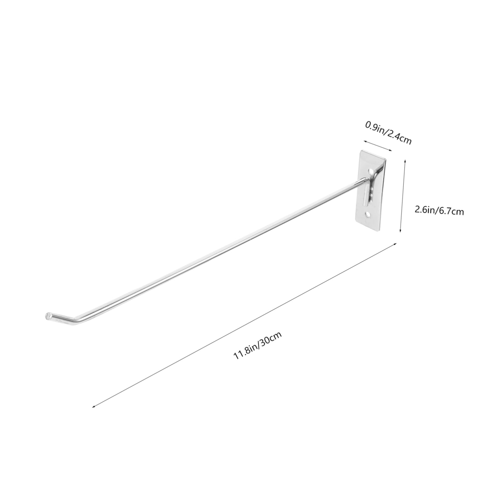 YARNOW Peg Board Hooks for Hanging Metal Wall Hooks Tool Utility Supermarket Shelf Hook Pegboard Tool Organizer