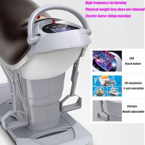 Image of Electric Horse Riding Machine Home Fitness Equipment Fat Burning and Shaping Horse Riding Aerobic Weight Loss Artifact,Black