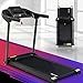 OVICX Home Treadmill 1.85HP Electric Running Exercise Machine 120KG Capacity LCD Display Foldable Cardio Fitness 420mm Belt Width 1-12kmh Speeds