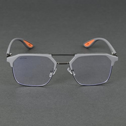 Image of GYNK Square Frame Sunglasses for Men | Premium Metal Frame Sunglasses | Fashion Eyewear for Driving, Travel, Riding, Outdoor Activities, Beach & Daily Wear