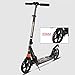 Lihgfw Commuter Trottinette for Adultes, en Alliage d'aluminium, Teens Pliable, léger réglable en Hauteur, Charge 150 kg Max, (Color : Blanc)