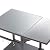 VEVOR Outdoor Grill Dining Cart with Double-Shelf, BBQ Movable Food Prep Table, Multifunctional Foldable Iron Table Top, Portable Modular Carts for Pizza Oven, Worktable with 2 Wheels, Carry Handle