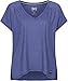 Produktbild super.natural Weites Damen T-Shirt, Mit Merinowolle, W JONSER TEE, Größe: XS, Farbe: Blau meliert