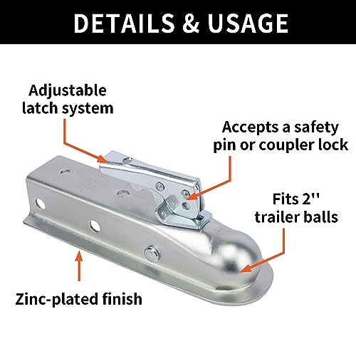 Trailer Coupler Lock Set, Trailer Coupler For 2 Channel
