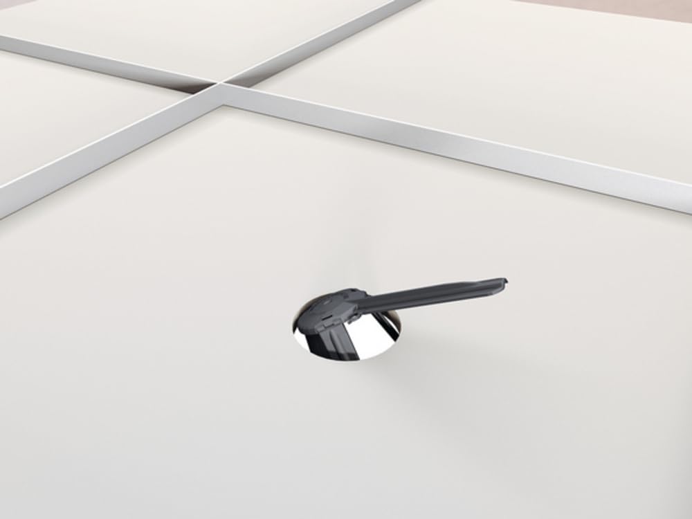 HellermannTyton - Lot De 5 SPOTCLIP III H130MM - Downlight Cover Noir