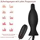 BDSMYEE Aufblasbarer Analplug Buttplug,Silikon Anal Vibrator mit Pumpe,Analsex Sexspielzeug Durchmesser bis 10cm Anal-Dilatator Fetisch SM Prostata-Massage für Frauen Männer Paare