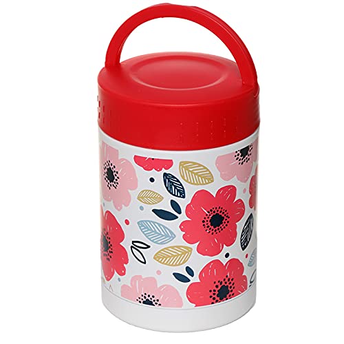 Pot à collation isolé inox Puckator 500ml idéal pour pique-nique et bureau