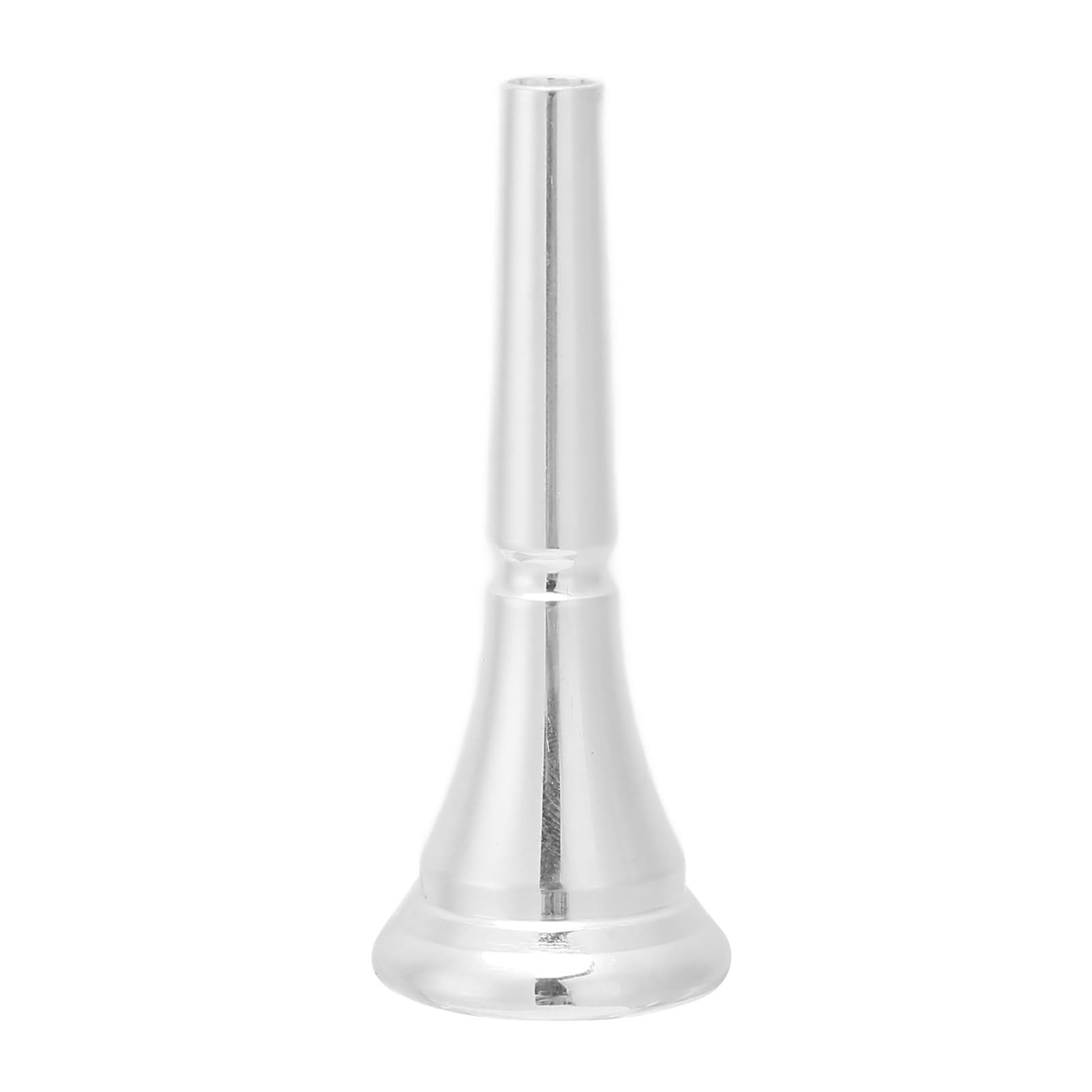 Silver Horn French, Mouthpiece Professional Brass Standard for Replacement Novice and Players