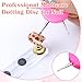3Pcs Circular Nail Design Dotting Pen, 6-in-1 Metal Dotting Tool Nails Art Stainless Steel Nail Dot Painting Tool Ergonomic Dottings Disc for Manicure Embossing, Tracing, Painting (Pink)