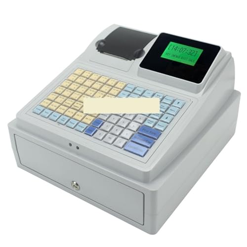 Caja registradora C50 con detector de billetes UV e impresora integrada 7