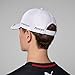PUMA Porsche Motorsport Curved Brim Team Hat with Porsche Motorsport and Sponsor Logos Throughout, Including a cat on The Peak. - White - One Size Fits Most