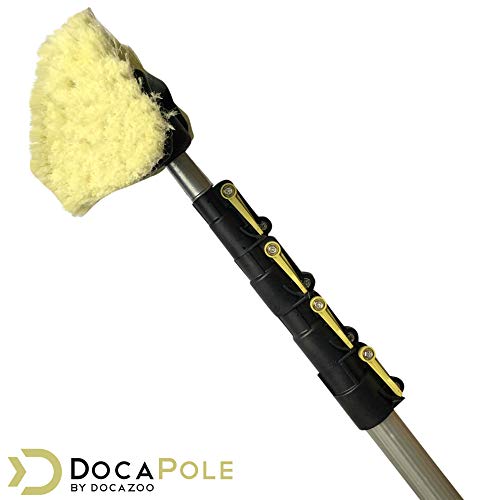 Docazoo Docapole 6-24 Foot (30 Ft Reach) Soft Bristle Car Wash Brush & Extension Pole For Cars, Trucks, Boats, Rvs, House Siding, Floors, And More #TOP1