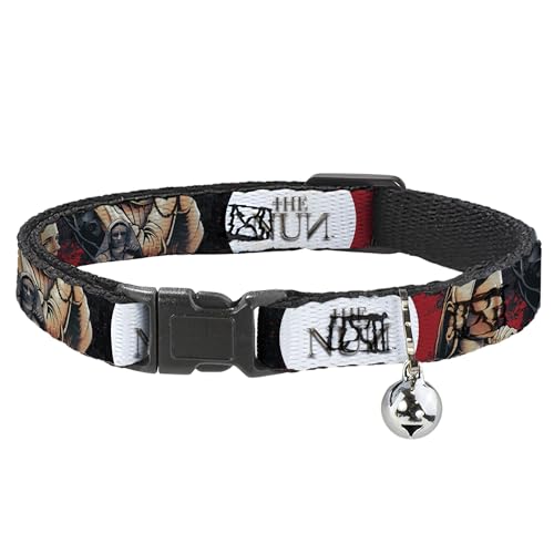 Collar de gato ajustable anti ahogamiento con diseño de la película la monja irene 2