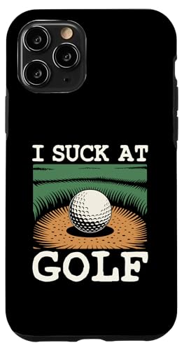 I Suck At Golf Joke ʔSt s Ȓj St X}zP[X iPhone 11 Pro p