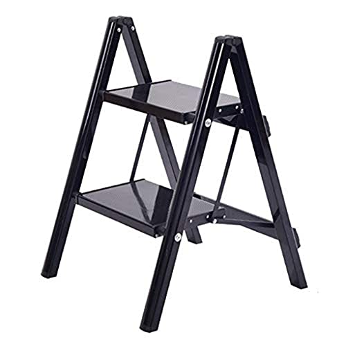 Escalera taburete antideslizante y plegable para solucionar problemas de altura en casa 7