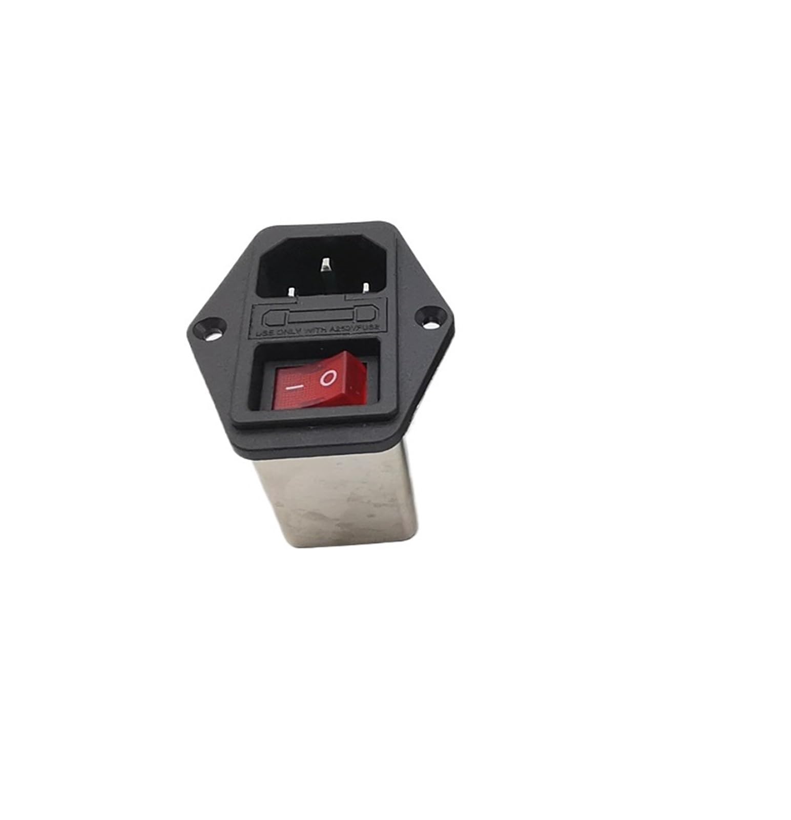 0P7BR328B Single-phase AC socket power filter CW2C-10A-T 10A 6A double fuse(CW2B-10A-T with lamp)